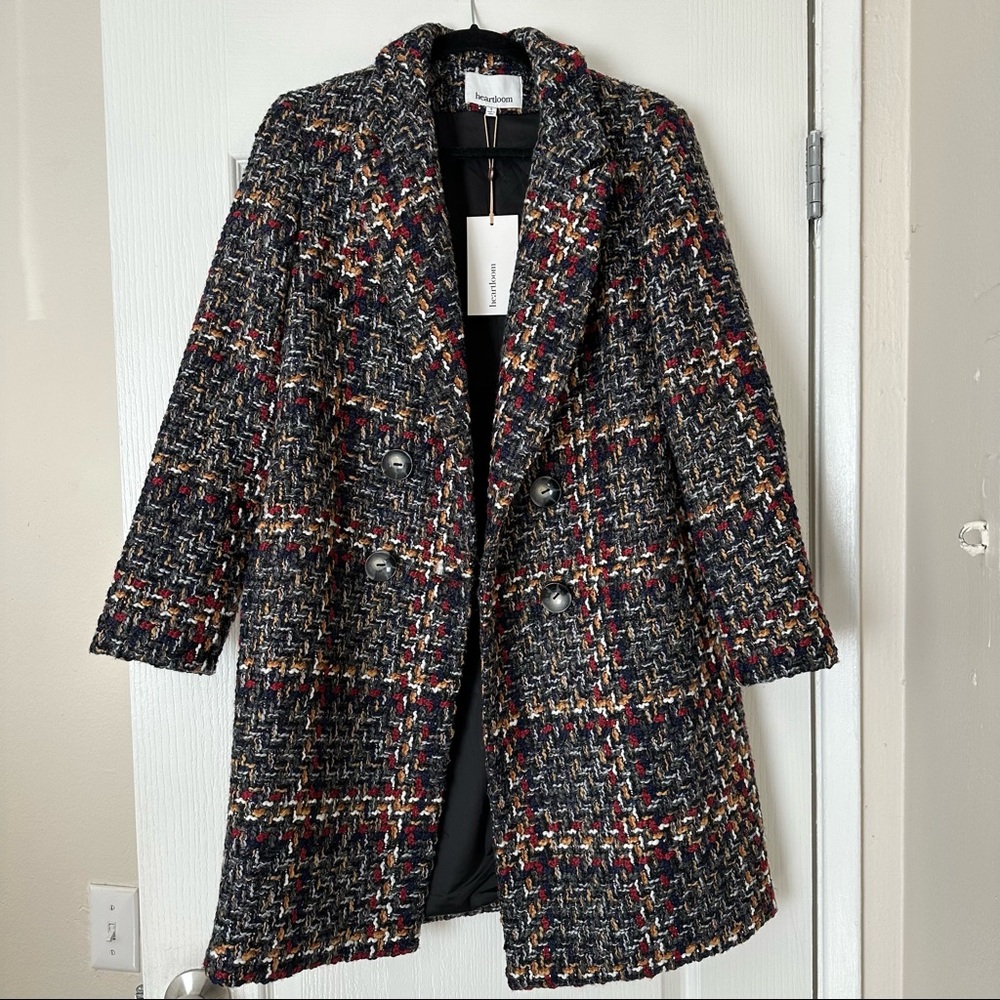 Heartloom wool pea coat
